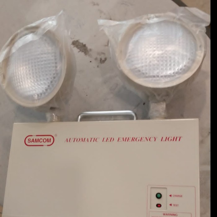 Jual Emergency Light SAMCOM ETL 208LED / Lampu Emergency LED / GOSEND ...