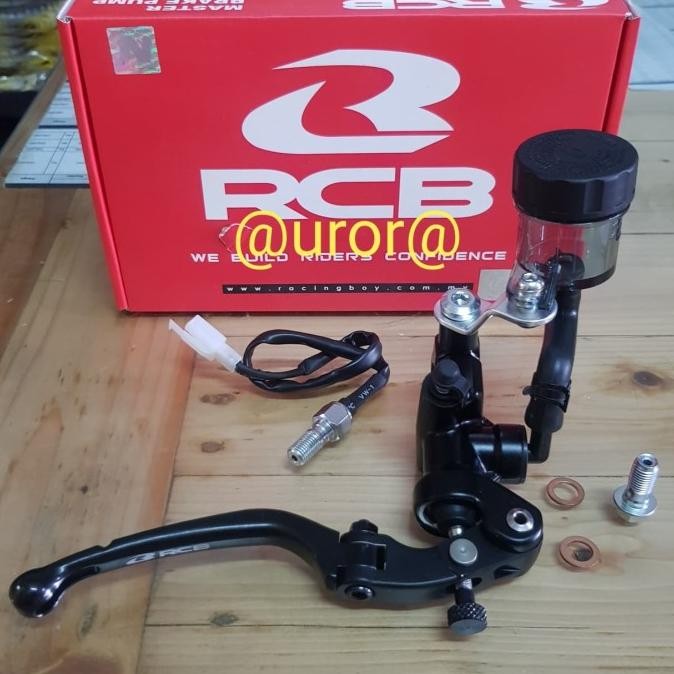 Jual MASTER REM RADIAL RCB S1 14MM FORGED KANAN BLACK | Shopee Indonesia