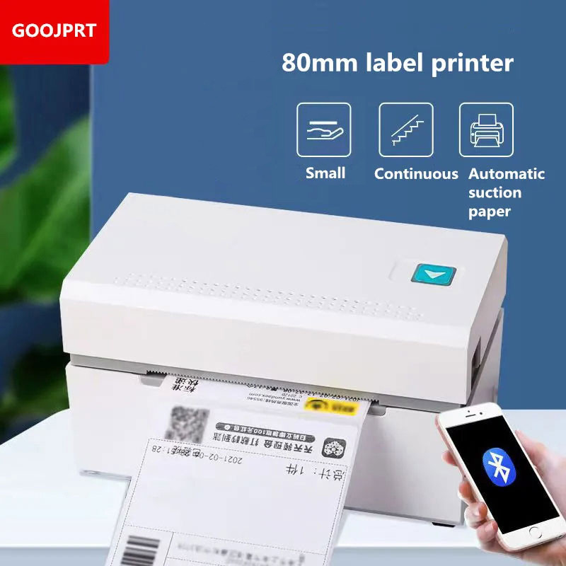 Jual GOOJPRT Printer Thermal Bluetooth Stiker Label Printer POS USB ...