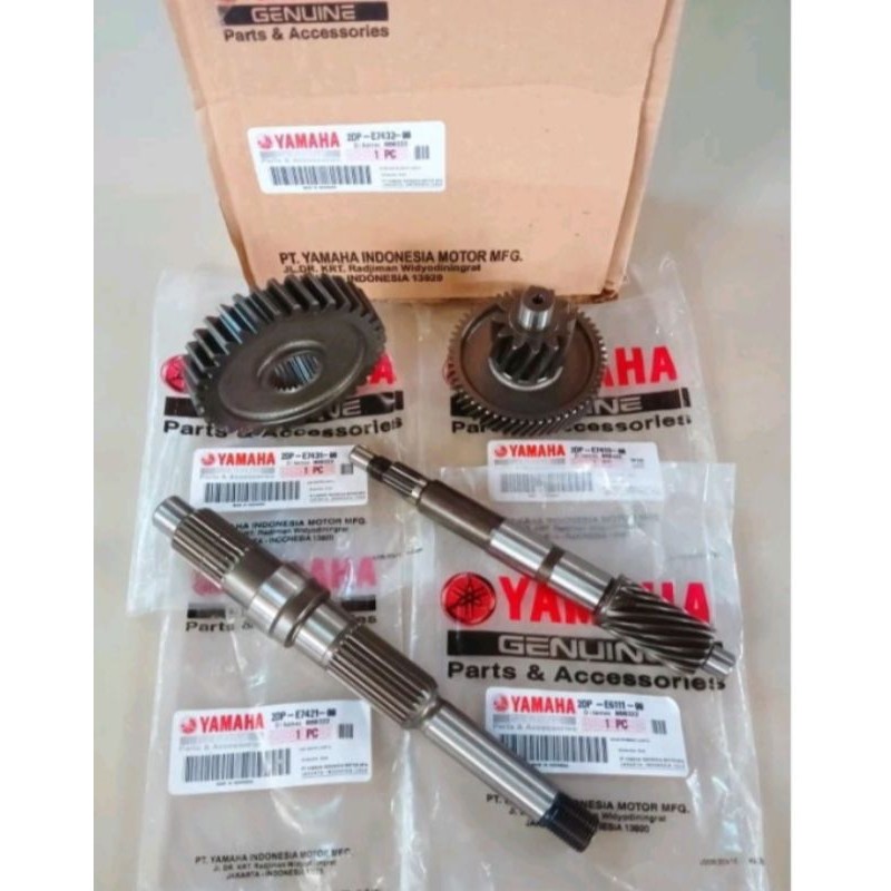 Jual Gigi Rasio Set 2DP 4pcs Gear As Nmax Nmax Old Kualitas Ori ...