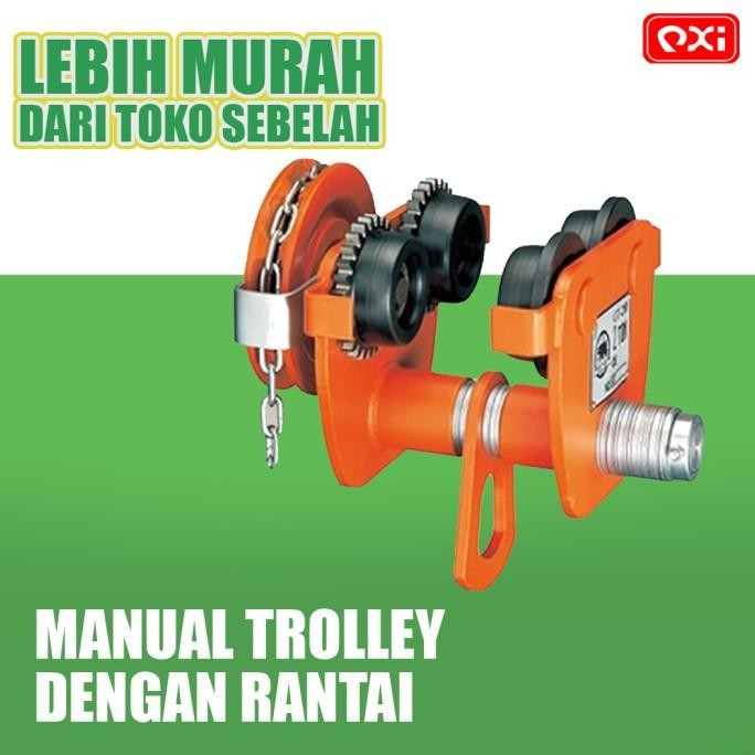 Jual Tersedia Manual Trolly + Rantai / Manual Geared Trolley / Gear ...