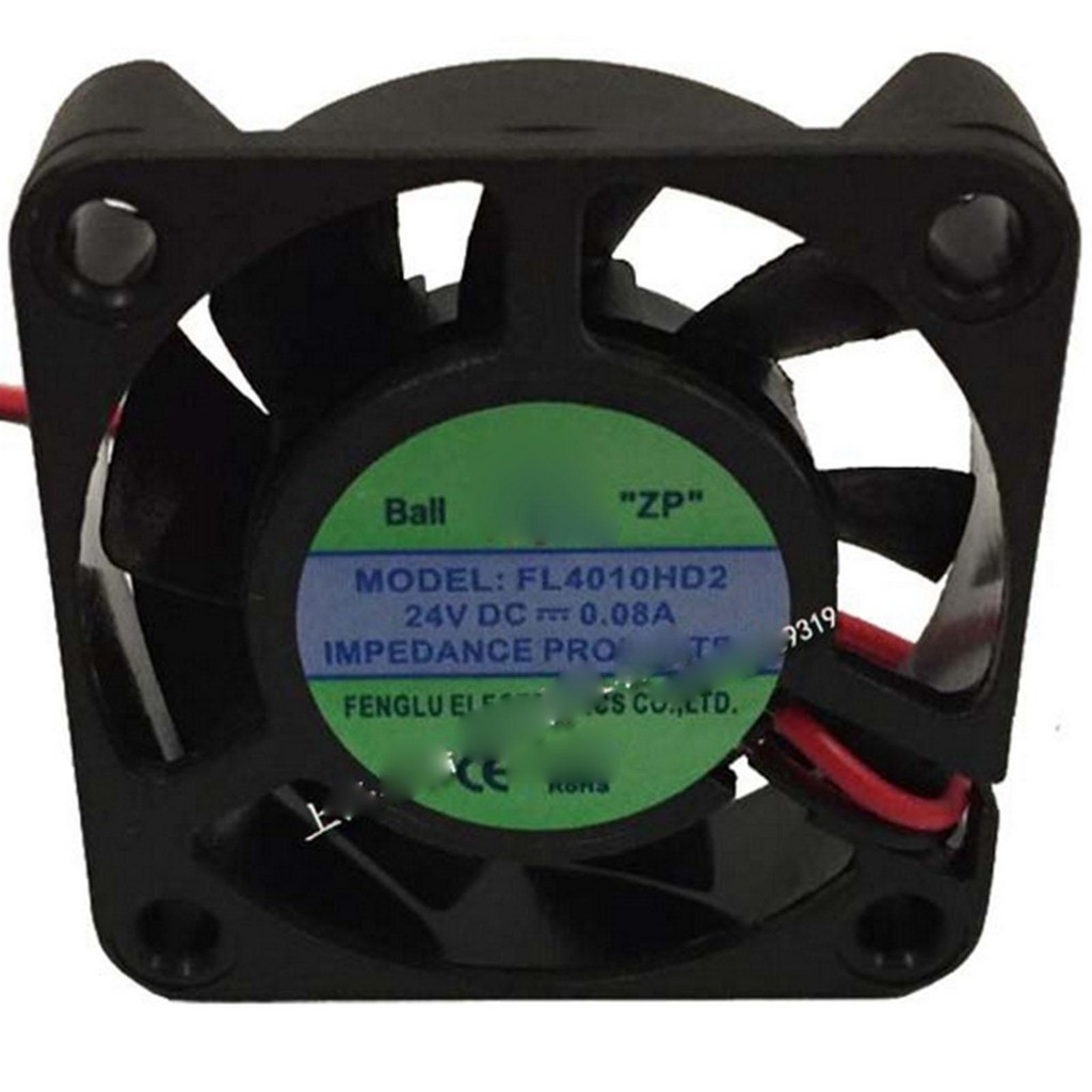 Jual 24V DC 40x40x10mm Axial Radiator Fan 7000RPM Dual Ball Bearing ...