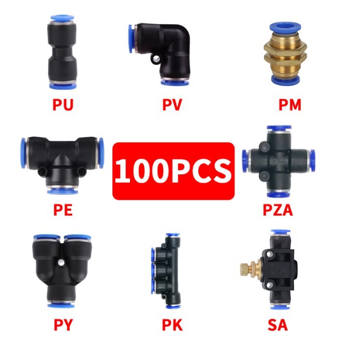 China Pneumatic Y Union Connector Tube One Touch Push In Fitting