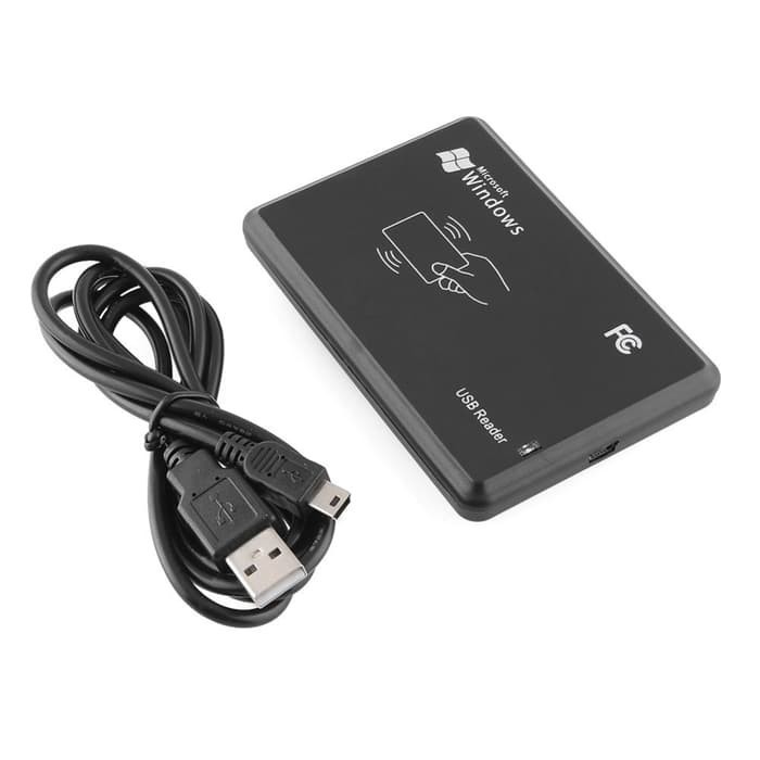 Jual 13.56Mhz USB RFID PC Desktop Reader Proximity Kartu Smart Card ...