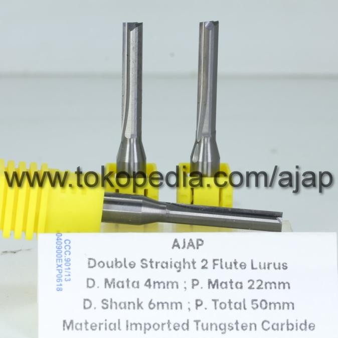 Jual Mata Router Trimmer 2Mm 3Mm 4Mm ; Batang 6Mm Pas (6.00Mm) Double ...