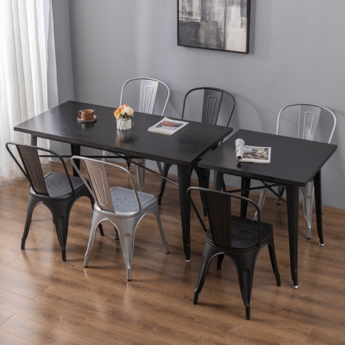 Jual Furnibest Meja Cafe Meja Makan Besi Meja Tolix | Shopee Indonesia