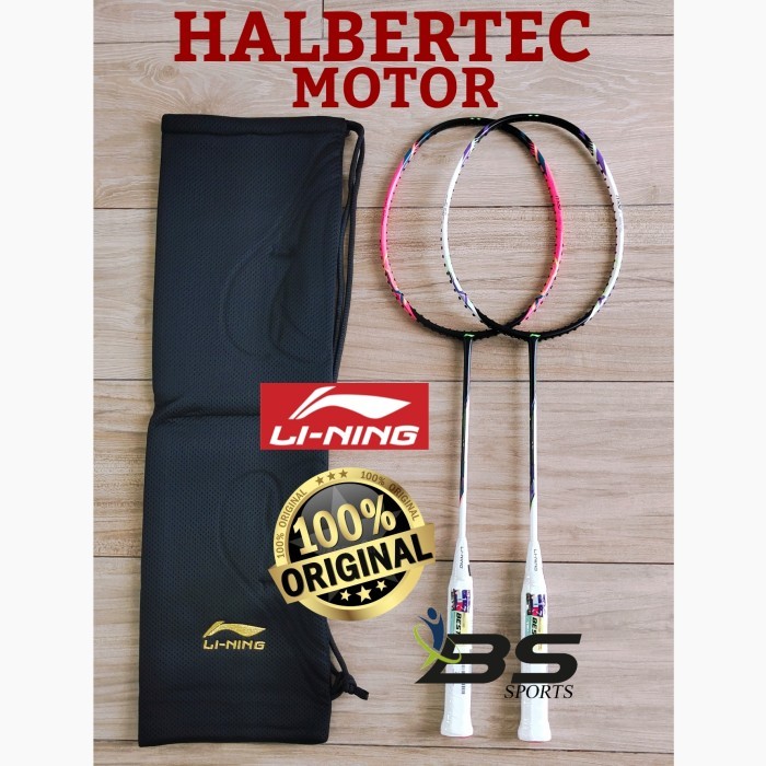 Jual RAKET BADMINTON LINING HALBERTEC MOTOR ORIGINAL | Shopee Indonesia