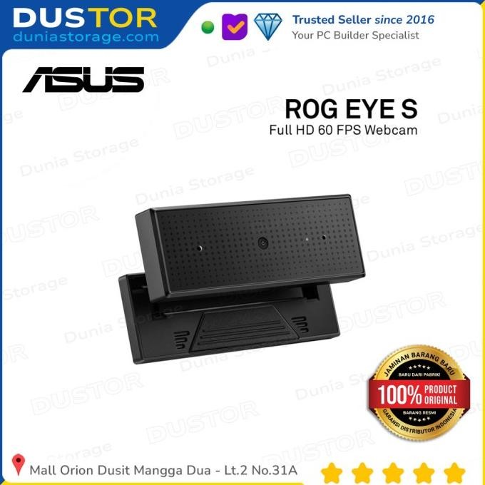 Jual Asus Rog Eye S Full Hd 60 Fps Webcam With Noise Canceling Mic ...