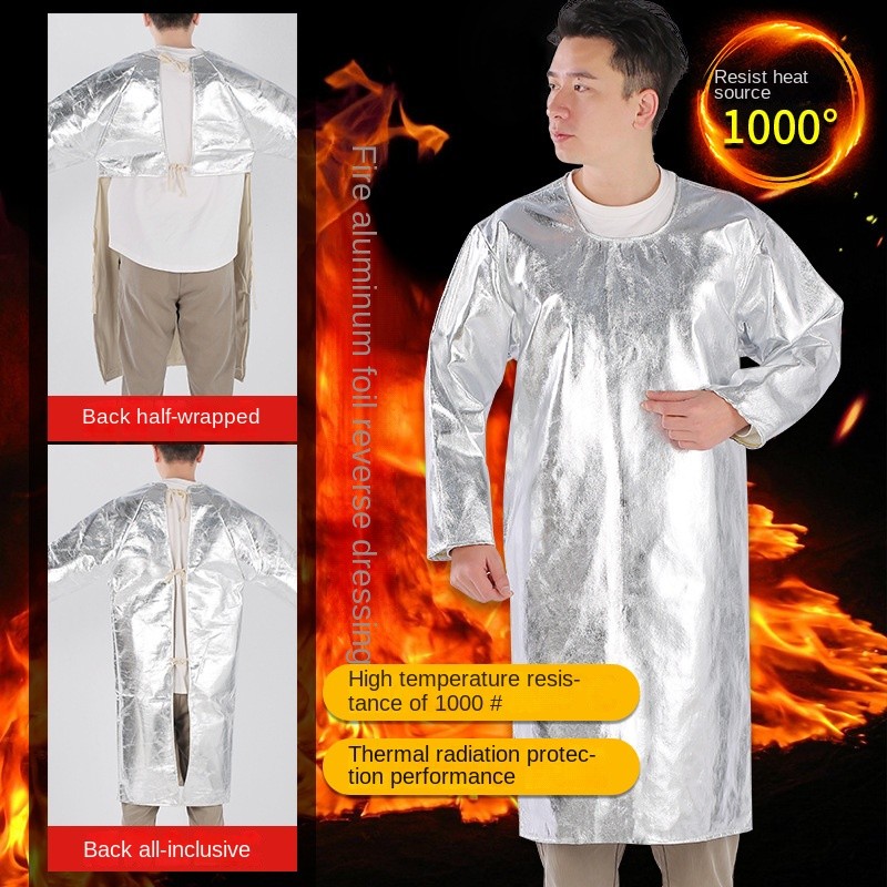 Jual Aluminum foil thermal insulation clothing high temperature ...