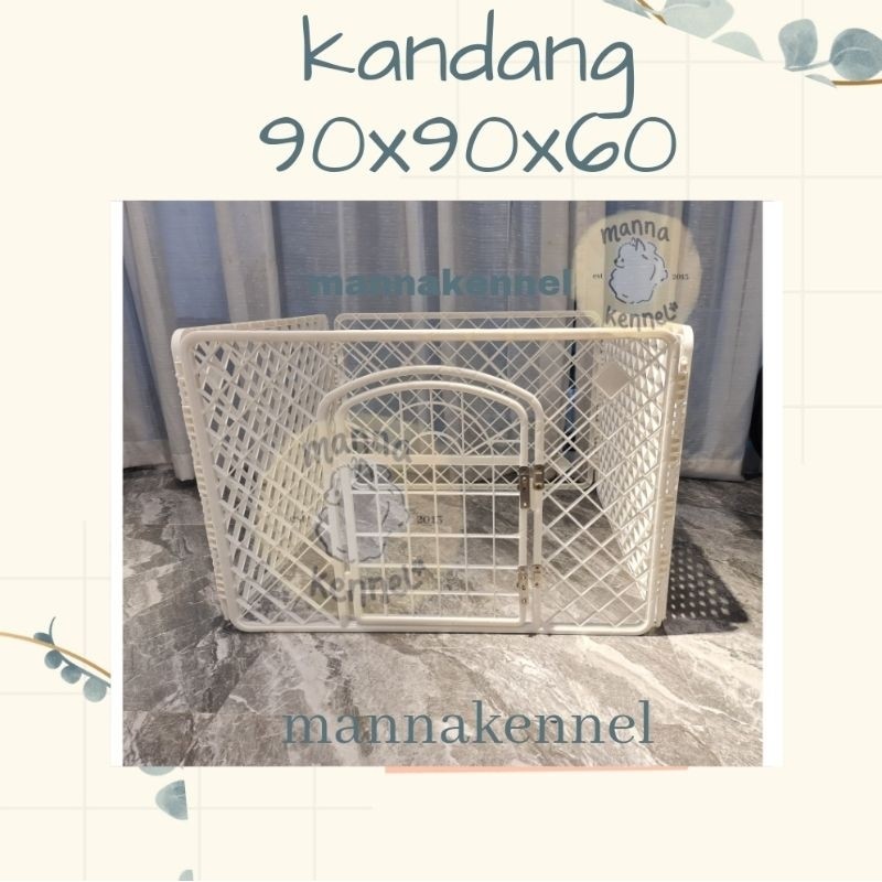 Jual MURAH BASIC STAR FENCE KANDANG ANJING PLASTIK PAGAR ANJING KOREAN