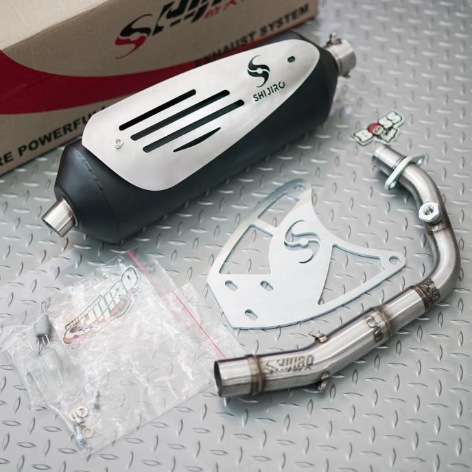 Jual Knalpot Shijiro Standar Racing Vespa Sprint Primavera S LX LXV ...