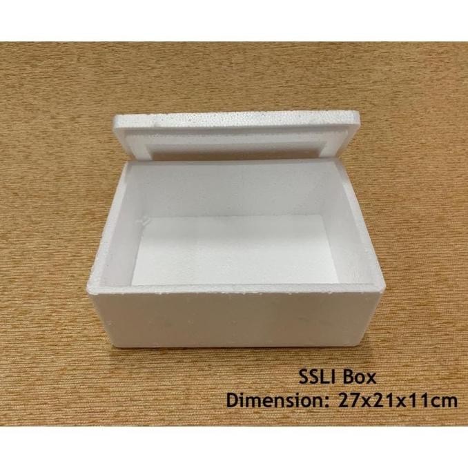 Jual [SBY] SSLI Box Gabus Styrofoam / Sterofoam (2kg - 21 x 27 x 11cm ...