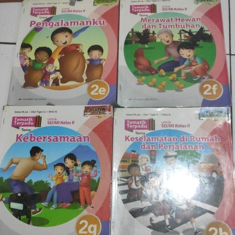 Jual TYR Buku bekas second ada coretan Buku tematik Terpadu kelas 2 SD ...