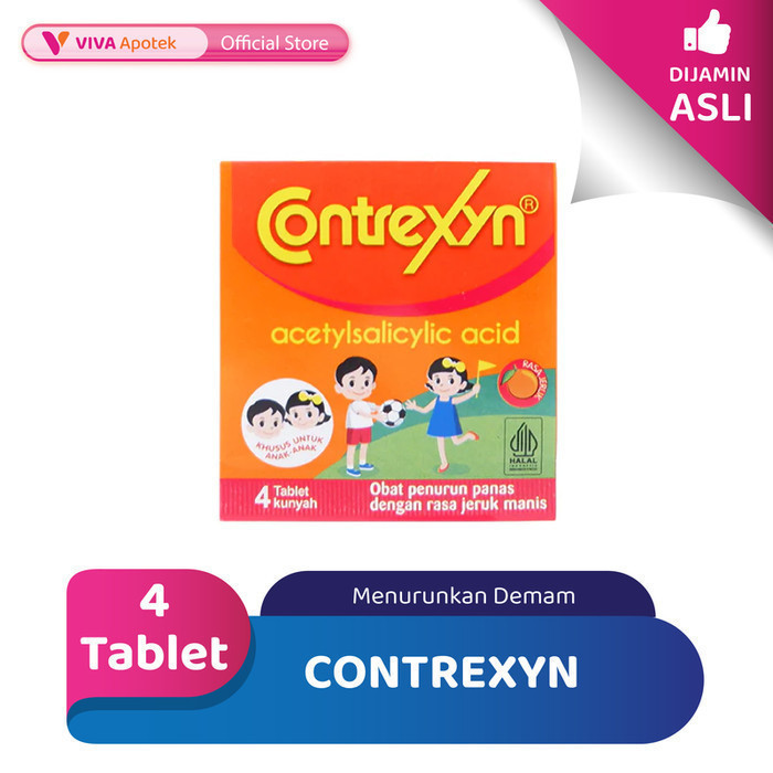 Jual Contrexyn untuk Menurunkan Demam (4 Tablet) | Shopee Indonesia