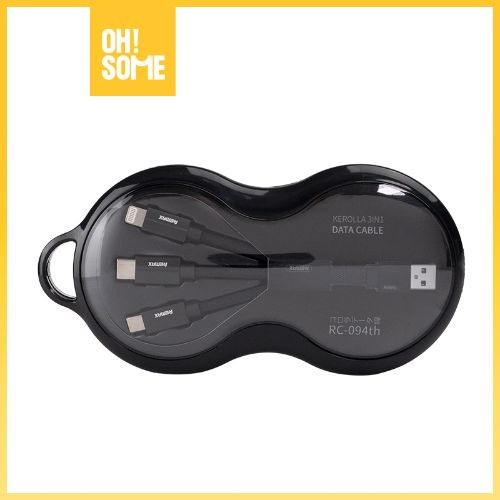 Jual OHSOME REMAX Kerolla Kabel Data 3in1 Lightning/Micro/Type- C RC ...