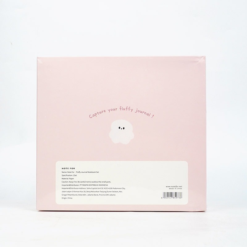 Jual OHSOME - Fluffy Journal Notebook Set Buku Catatan Notebook Set ...