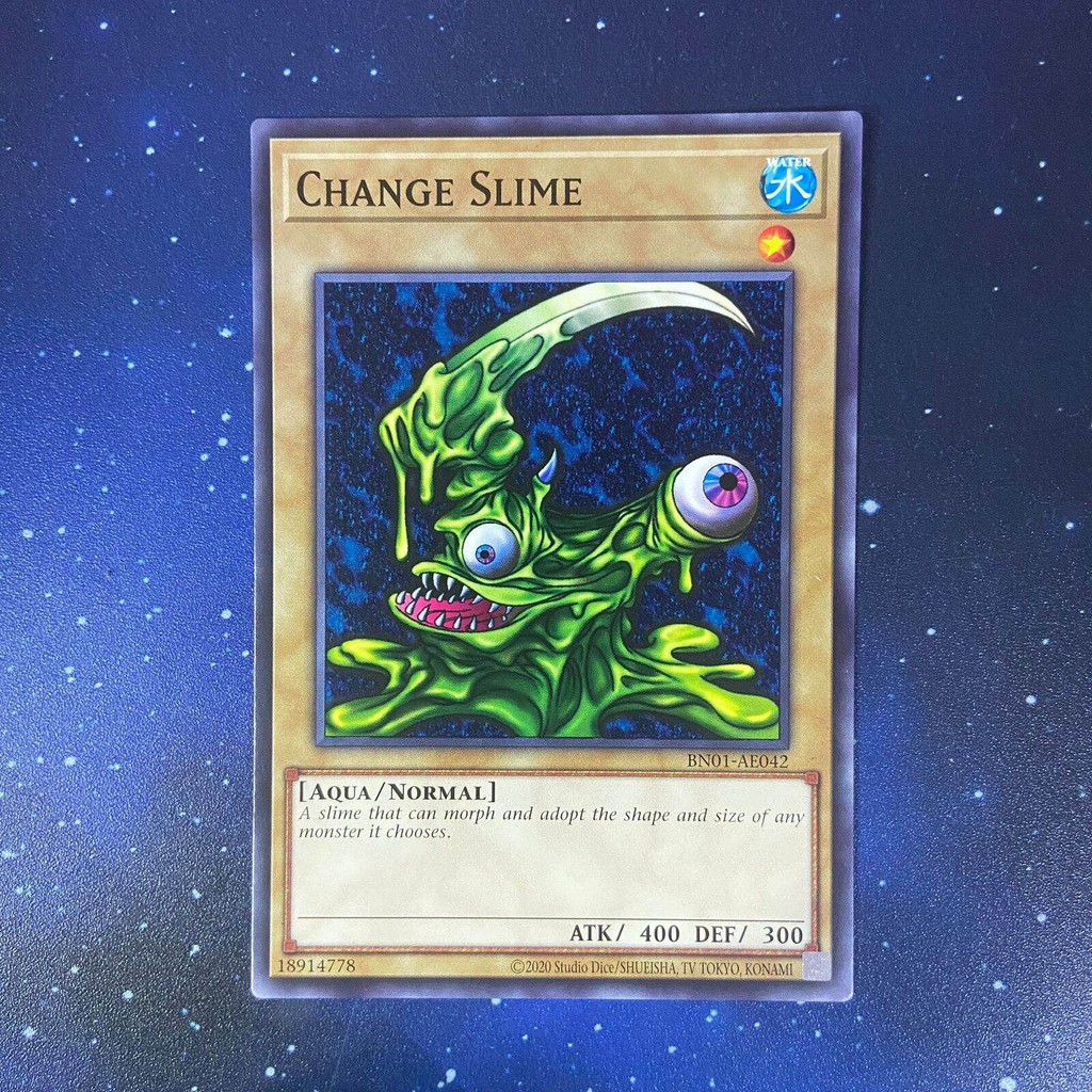 Jual yugioh AE Change Slime BN01-AE042 C original | Shopee Indonesia