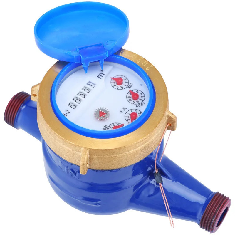 Jual Water Meter Meteran Air Bodi Besi 1/2 inch Pengukur Arus Air SNI ...