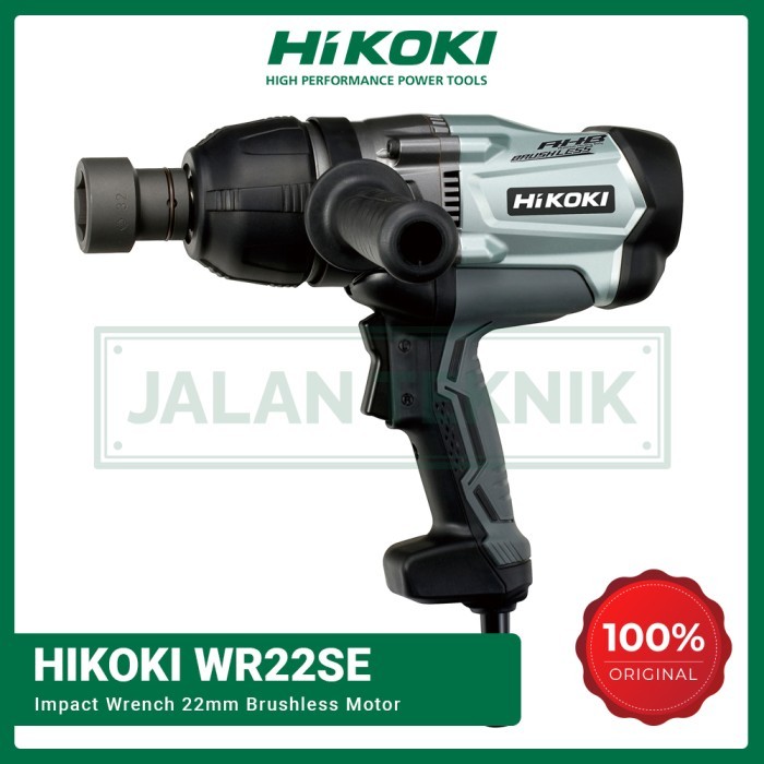 Jual Jual!!! Pembuka Baut Impact Wrench Reversible Hikoki 22Mm Wr22Se ...