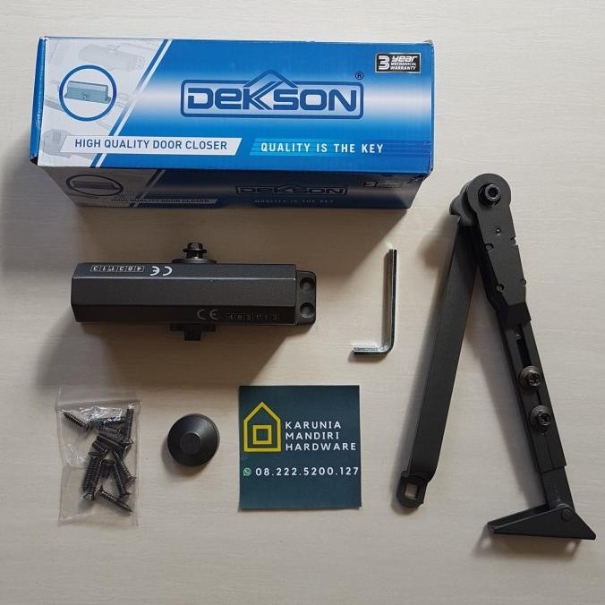 Jual Door Closer Dcl 300 Ho Hold Open Brown Coklat Dekkson Dekson ...
