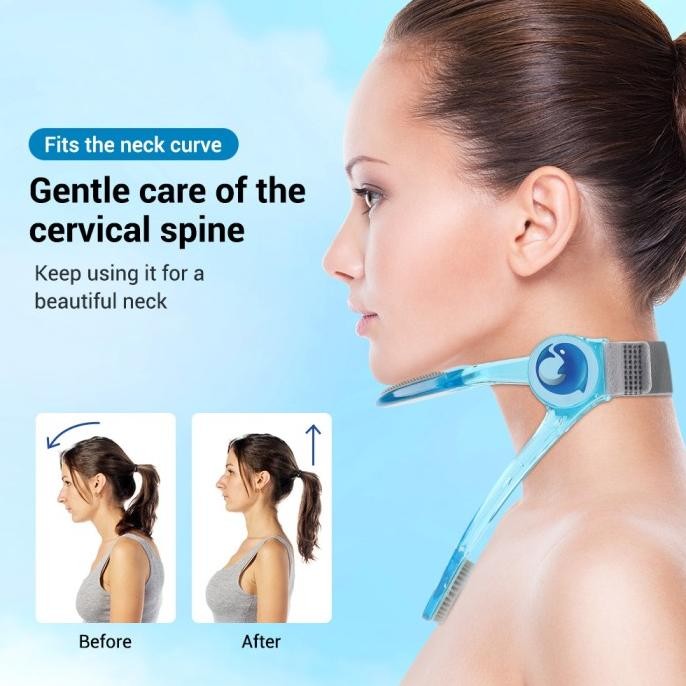 Jual Neck Supports Braces Fixed Cervical Traction Repair Neck Guard ...