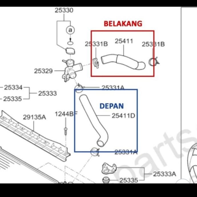 Jual Selang Radiator Atas Kia All New Rio !! Ready | Shopee Indonesia