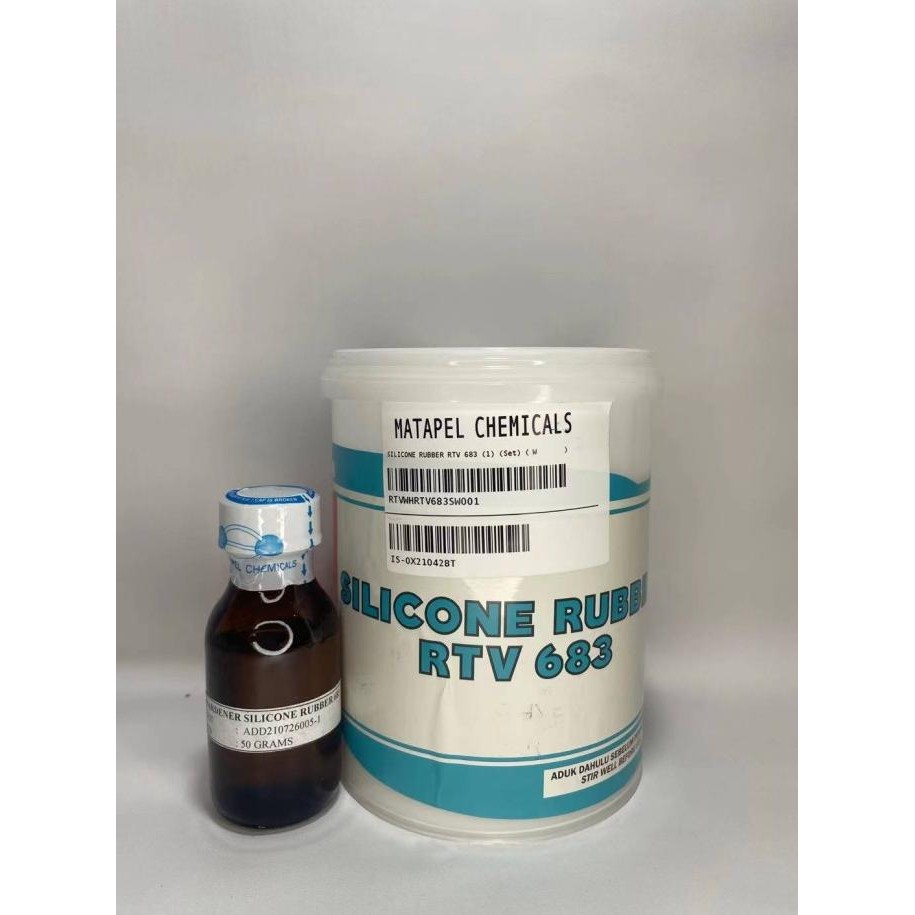 Jual PEREKAT Silicone Rubber RTV 683 / 1 KG dan Catalyst 50 Grams ...
