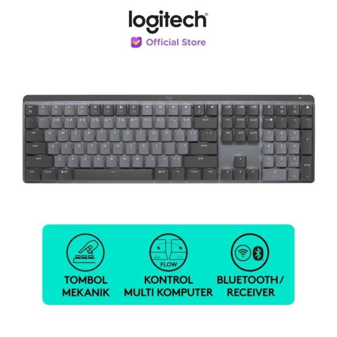 Jual Key Logitech Mx Mechanical Tactile Keyboard Wireless Bluetooth ...