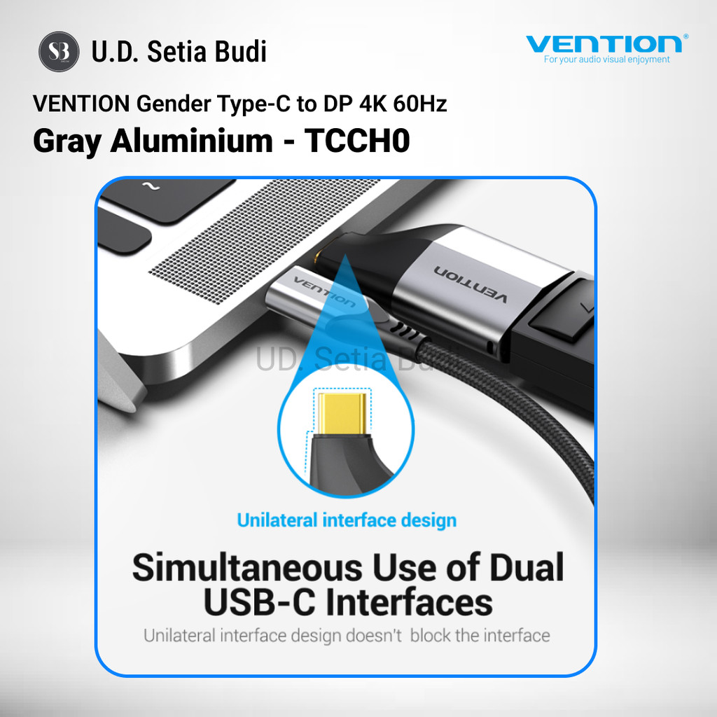 Jual Vention TCC USB C Type C to DP Display Port Converter Adapter ...