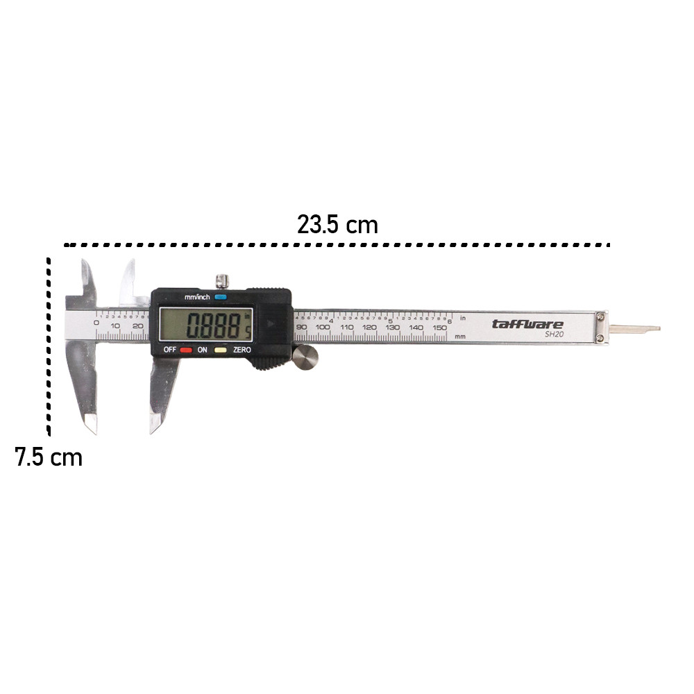 Jual Promo Taffware Kaliper Sigmat Digital Layar Lcd Sh Kualitas