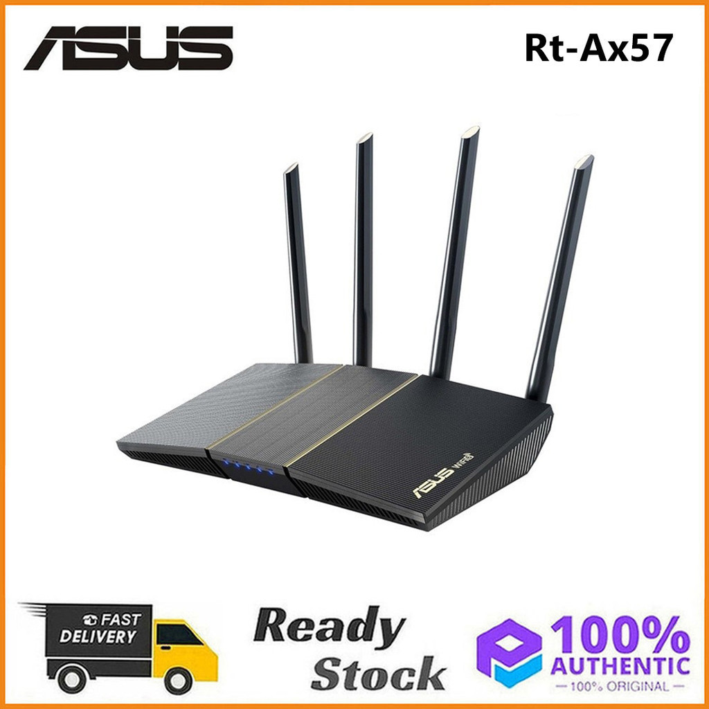 Jual ASUS RT-AX57 Asli (AX3000) Dual Band WiFi 6 Router yang Dapat ...