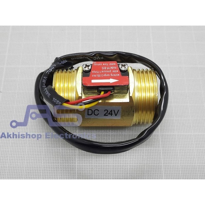 Jual HARGA DISC - Liquid Flow Sensor 1 Inchi Kuningan Lurus | Shopee ...