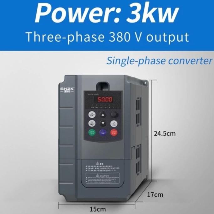 Jual [ Abahauto ] Motor Inverter 3Kw Ac 220V 1P - 380V 3P Single Phase ...