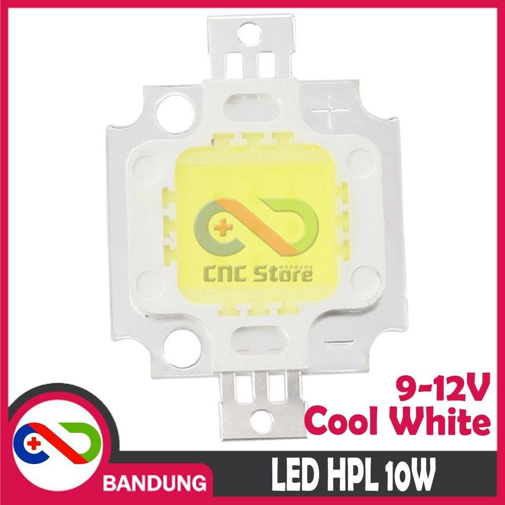 Jual HPL 10W 10WATT HIGH POWER LED COOL WHITE BRIGHT | Shopee Indonesia