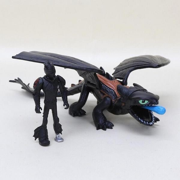 Jual Figure Toothless Action Figure How to Train Your Dragon 20cm New ...