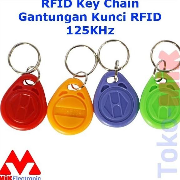 Jual Baru RFID KEY CHAIN TAG KEYCHAIN 125 KHZ GANTUNGAN KUNCI RFID ...