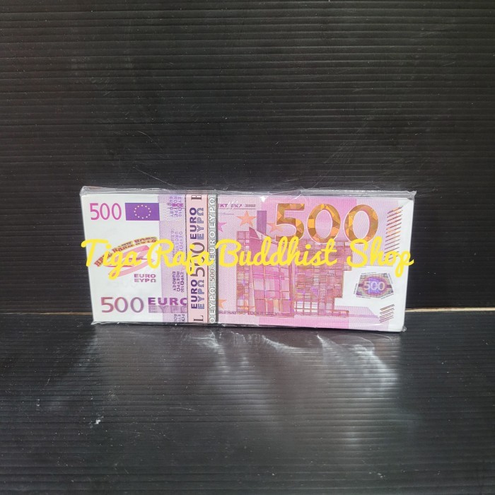 Jual Hell Bank Note Euro 500 Sembahyang Leluhur Qing Ming | Shopee ...