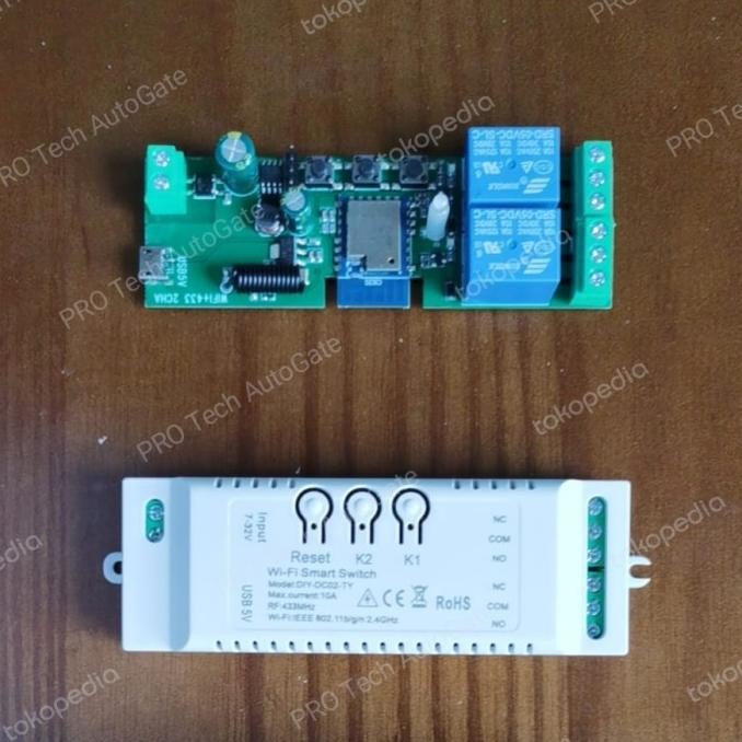 Jual Modul Smart Switch WiFi pembuka gerbang otomatis Sliding gate ...