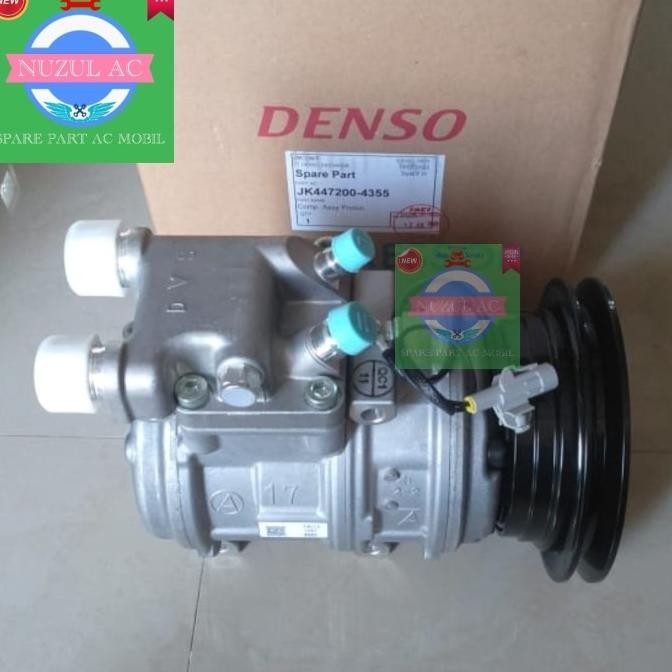 Jual new compresor kompresor ac mobil isuzu elf assy denso | Shopee ...
