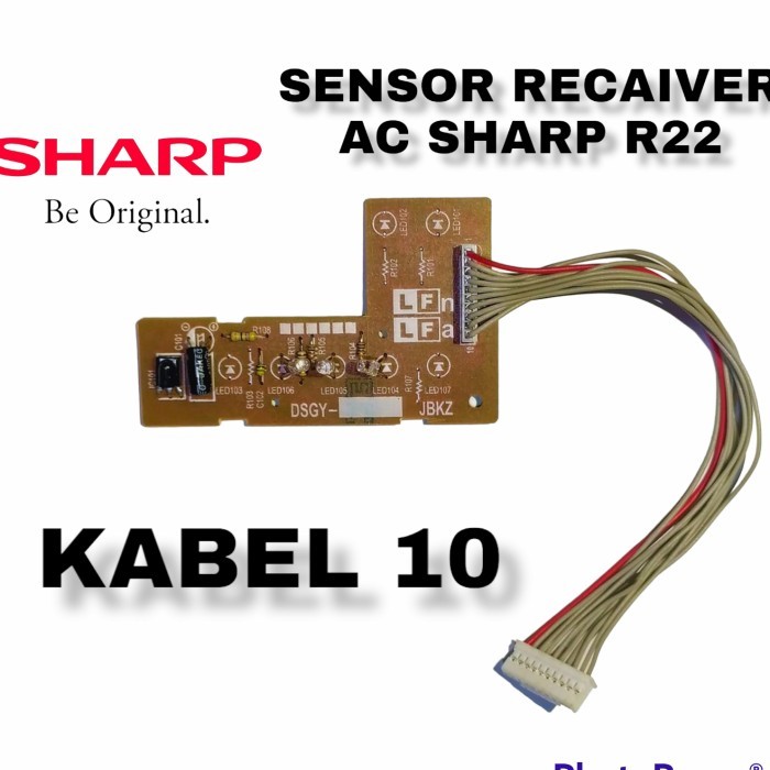Jual SENSOR RECAIVER DISPLAY AC SHARP FREON R22 INDIKATOR 3 LAMPU 10 ...