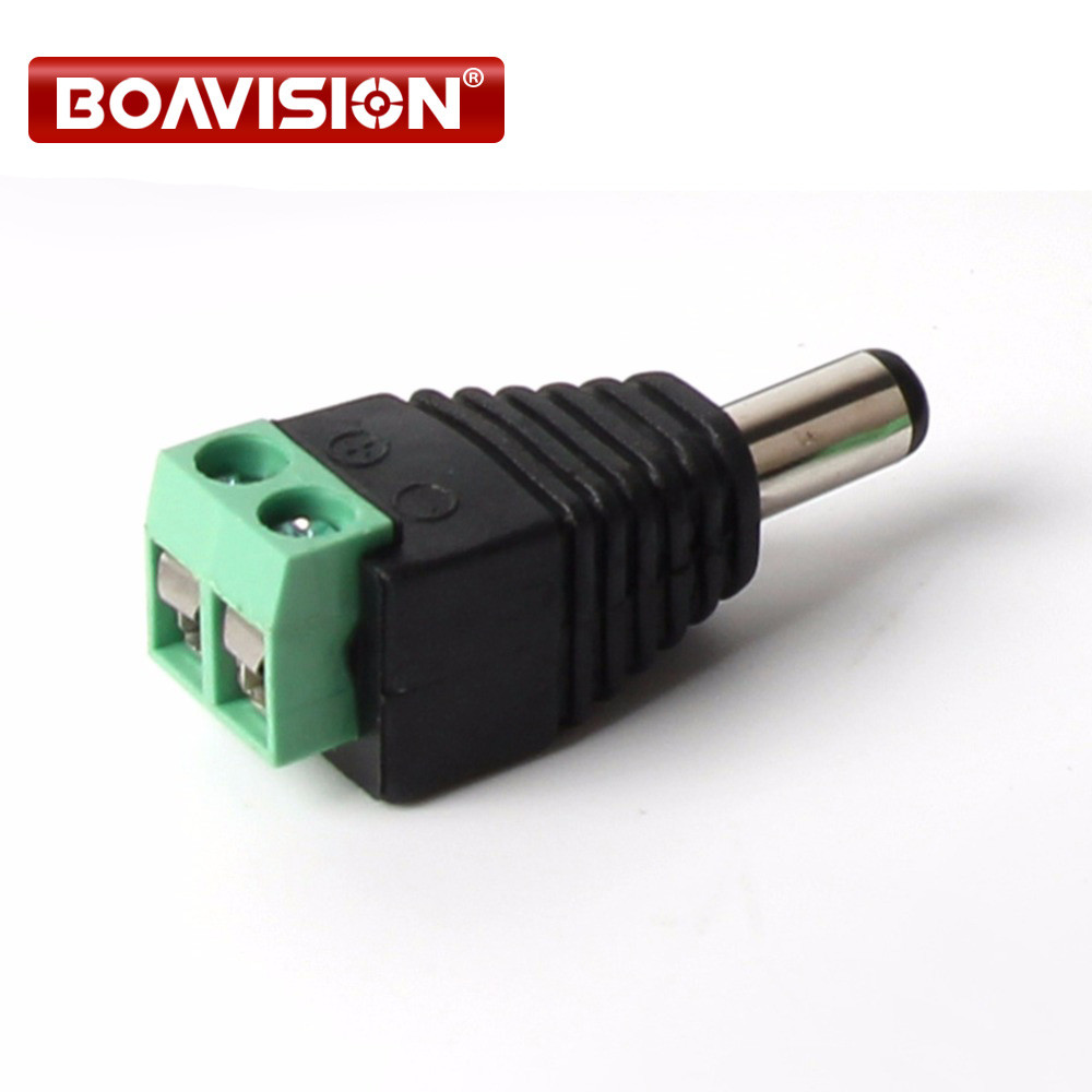 Jual 5.5/2.1mm DC Connector CCTV UTP Cab Power Plug Adapter | Shopee ...