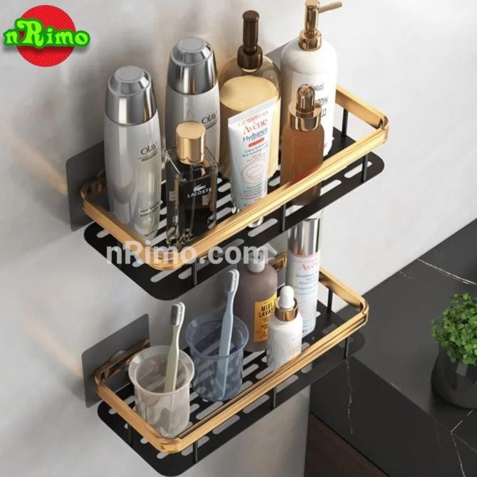 Jual Grosir Rak Ambalan Dinding Kamar Mandi Minimalis Sabun Dapur ...