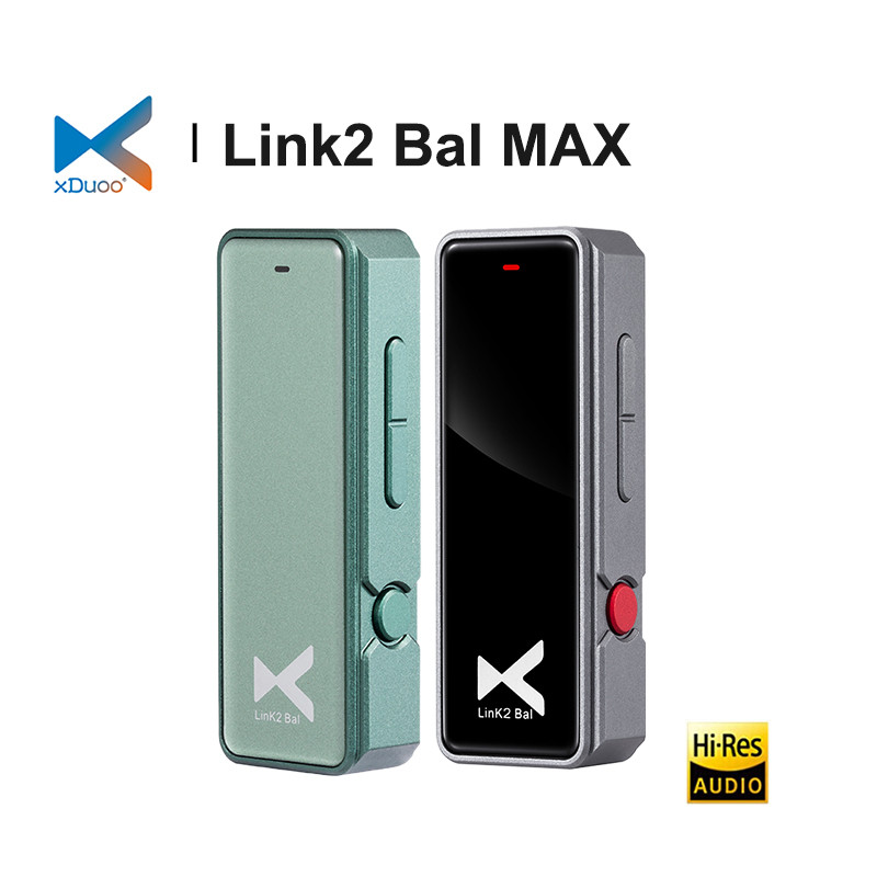 XDuoo Link2 Bal Max: DAC Amplificatore Portatile USB-C Con Uscite 3,5mm E 4,4mm - Per PC, Telefono, Switch