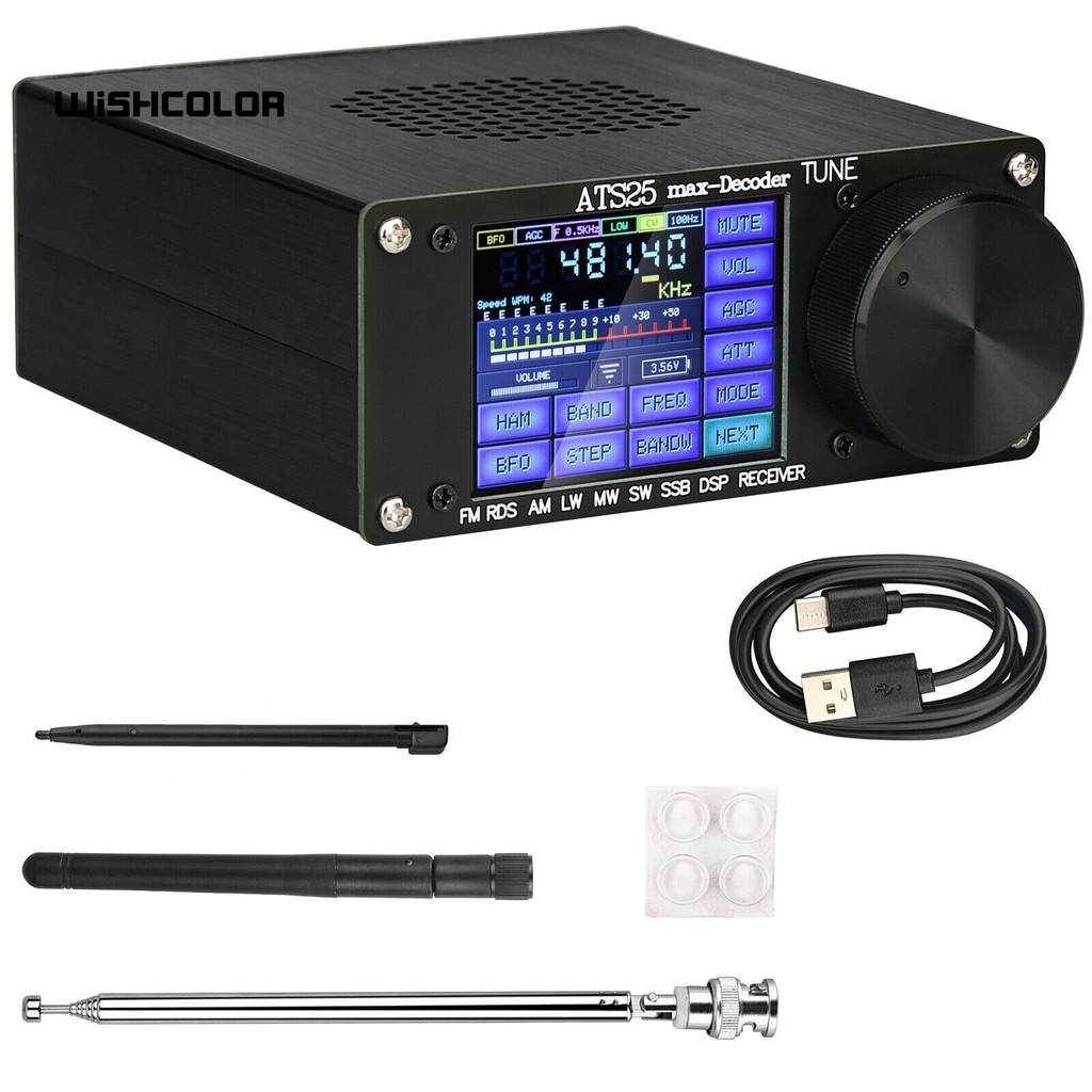 Jual HamGeek NEW ATS25max RDS Function Decoder Si4732 Full-band ...