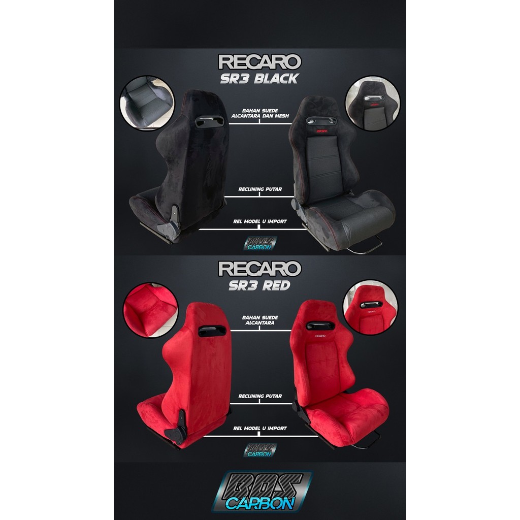 Jual Jok racing import supercopy recaro SR3 series | Shopee Indonesia