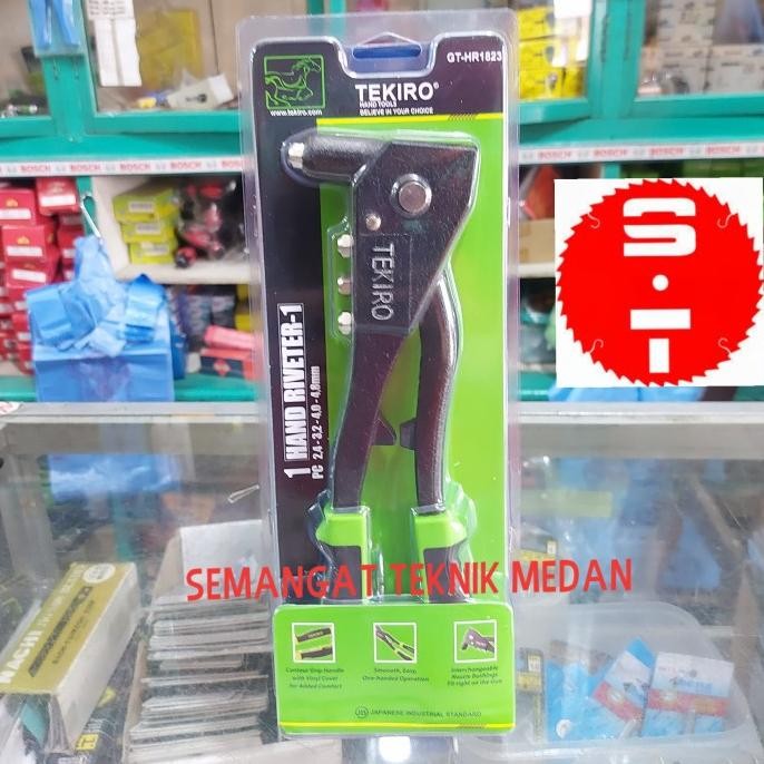 Jual Tang Rivet Tangan Manual Hand Riveter Rivet Hitam Black 10