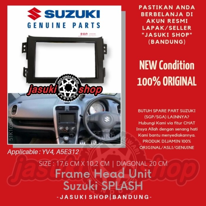 Jual Frame Head Unit Tape SPLASH | Shopee Indonesia