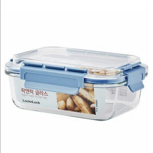 Jual LocknLock Square Glass Food Container 1520ml - LLG494 | Shopee ...