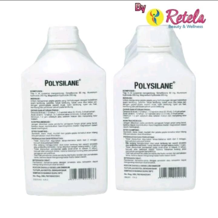 Jual Polysilane Suspensi 180ml/ Maag/ Gastritis/ Asam Lambung | Shopee ...