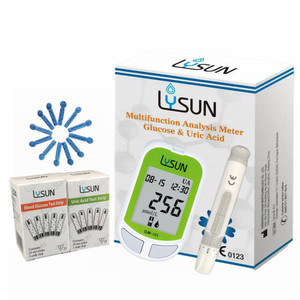 Jual LabTestKit POCT 2in1 Glucose & Uric Acid Meter Glucometer Diabetes ...